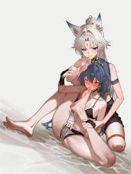 feixiao_(honkai:_star_rail), yunli_(honkai:_star_rail), honkai:_star_rail, honkai_(series), 2girls