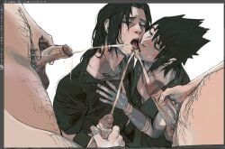 sasuke_uchiha, uchiha_itachi, naruto_(series), gay, gay_incest