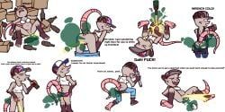 smokey_the_menish, accident, alcohol, alcohol_enema, american_opossum