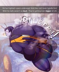 senordraws, :3, alien, antennae_(anatomy), backsack