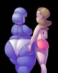 veruca_salt, violet_beauregarde, charlie_and_the_chocolate_factory, ridiculouscake, 2girls