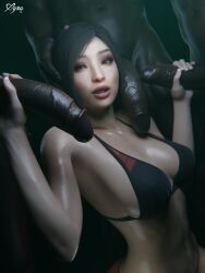 ada_wong, resident_evil, resident_evil_2, xyra3d, 1girls