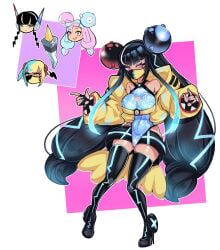 canari_(pokemon), canary_(pokemon), elesa_(pokemon), iono_(pokemon), kamitsure_(pokemon)