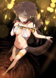 original, kawai_(purplrpouni), anklet, backlighting, bare_legs
