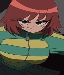 kim_pine, scott_pilgrim, mango_away, 1girls, big_breasts