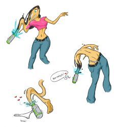 paulina_sanchez, danny_phantom, highroller1234, 1girls, blue_eyes