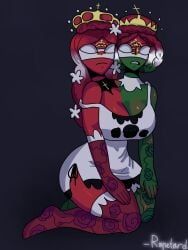 austria-hungary_(countryhumans), austria_(countryhumans), hungary_(countryhumans), countryhumans, countryhumans_girl