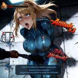 samus, samus_aran, metroid, arms_behind_back, attitude_adjustment