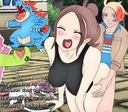 feraligatr, gai_(pokemon), harmony_(pokemon), meganium, nymphia