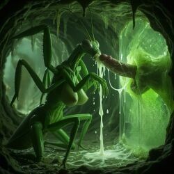wetnightmare, 1boy, 1girls, abdomen, abused_male