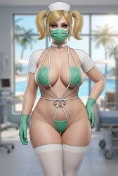 original_character, rgomez007, 1girls, bangs, belly_button