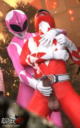 pink_ranger, red_ranger, patreon, power_rangers, roosterart