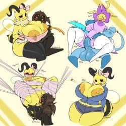 annabee_(fanarts), biscotti_(latiar), generation_4_pokemon, generation_5_pokemon, lavender_(woebeeme)