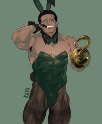 sir_crocodile, one_piece, kiito.illust, black_hair, hairy_armpits