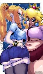 princess_peach, samus_aran, mario_(series), metroid, nintendo