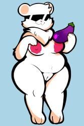 polar_bear_(ice_climber), ice_climber, heyomaerow, anthro, areola