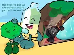 bottle_(bfdi), remote_(bfdi), tree_(bfdi), battle_for_dream_island, battle_for_dream_island_again