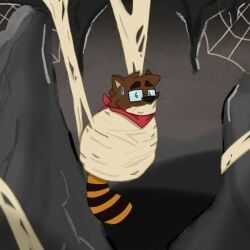 chrysalis, mrpawpaw, anthro, arthropod_webbing, bound