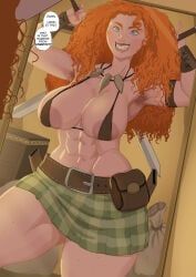 merida, brave, cyberboi, 1female, 1girl