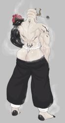 hanami_(jujutsu_kaisen), jujutsu_kaisen, del_nsfw, 1girls, arms