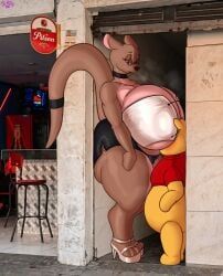 kanga, pooh_bear, winnie_the_pooh_(franchise), derpx1, 1boy1girl