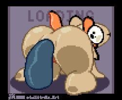 squishy_(toilet_man), toilet_man, all_fours, anal, anal_penetration