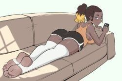 oc, original_character, taterdouce, 1girls, ass