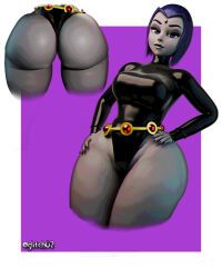 raven_(dc), raven_(teen_titans), dc, dc_comics, glitch02
