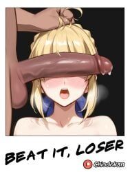 artoria_pendragon, saber, blacked, fate/stay_night, fate_(series)