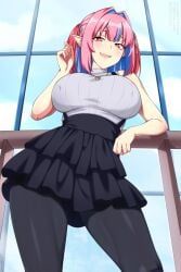 kanan_(kanan-sama), kanan-sama_wa_akumade_choroi, lindaroze, 1girl, black_skirt