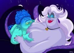 daniela_paguro, ursula, ursula_(the_little_mermaid), disney, luca_(pixar_film)