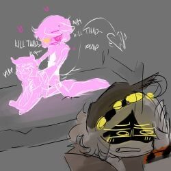 n_(murder_drones), nyx_(murder_drones_panic_au), glitch_productions, murder_drones, panic_au_(murder_drones)