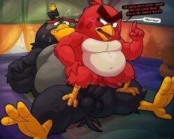 bomb_(angry_birds), chuck_(angry_birds), red_(angry_birds), angry_birds, rovio_entertainment