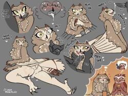 rozalid, anthro, ass, atheniv, avian