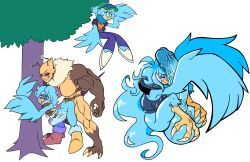 eureka_haynes, martlet_(undertale_yellow), martlet_(zenith_form), undertale_yellow, galactabee
