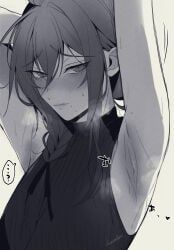 ensemble_stars!, meta_bla2000, 1girls, armpit, armpit_crease