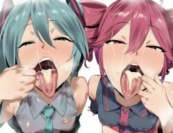 hatsune_miku, kasane_teto, utau, utauloid, vocaloid
