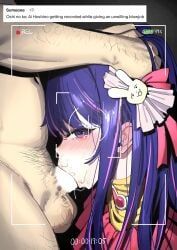 hoshino_ai, oshi_no_ko, luxsumildo, 1boy, 1girl