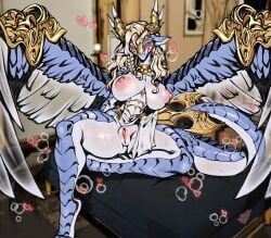 duel_monster, saffira_queen_of_dragons, yu-gi-oh!, avante92, 1girls