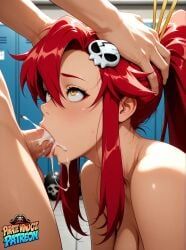 yoko_littner, tengen_toppa_gurren_lagann, pirate_cat, 1boy, 1boy1girl