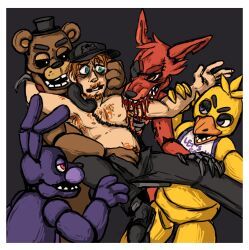 bonnie_(fnaf), chica_(fnaf), classic_chica_(fnaf), foxy_(fnaf), freddy_(fnaf)