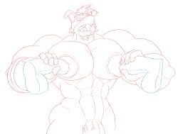 crunch_bandicoot, crash_(series), anti_dev, 1boy, anthro