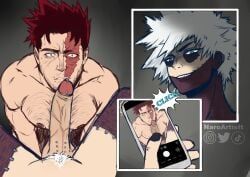 dabi, endeavor_(my_hero_academia), enji_todoroki, todoroki_enji, todoroki_touya