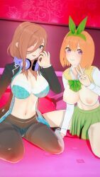 nakano_miku, nakano_yotsuba, go-toubun_no_hanayome, tezuka_productions, weekly_shonen_magazine