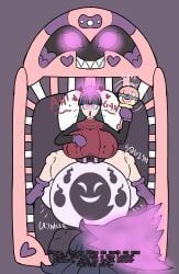 cofagrigus, haunter, hex_maniac, hex_maniac_(pokemon_xy), sabrina_(pokemon)