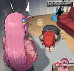 gotoh_hitori, kita_ikuyo, bocchi_the_rock!, jazzifu, begging