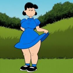 lucy_van_pelt, peanuts, 1girls, aged_up, big_breasts