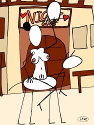 mabel, cuttlas_microfilms, loana_(artist), bun_hair, cowboy_hat