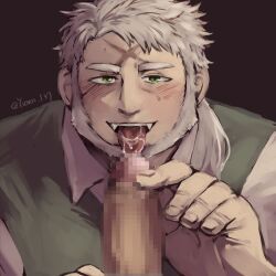 kresnik_(tokyo_afterschool_summoners), tokyo_afterschool_summoners, hiramushi_(yusan_137), 2boys, bara