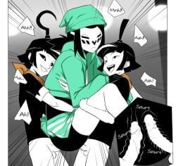 dashie_(derpixon), dimdim_(derpixon), tomtom_(derpixon), mime_and_dash, tacocatiii
